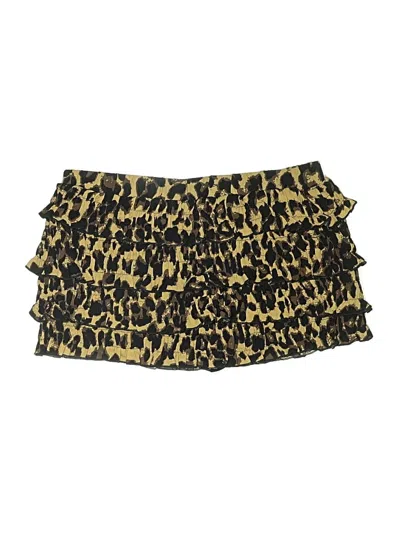 Pre-owned Assorted Brands Skort In Gold
