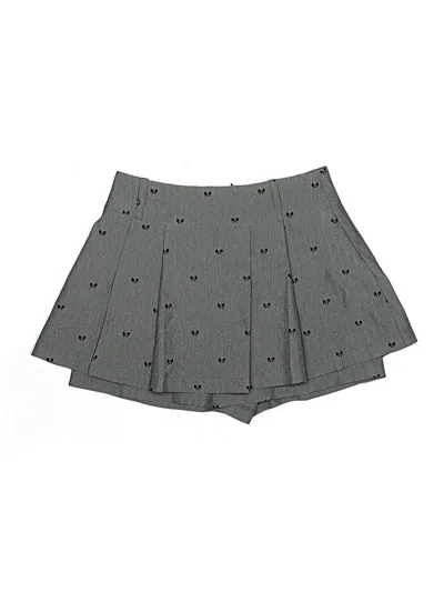 Pre-owned Assorted Brands Skort In Gray