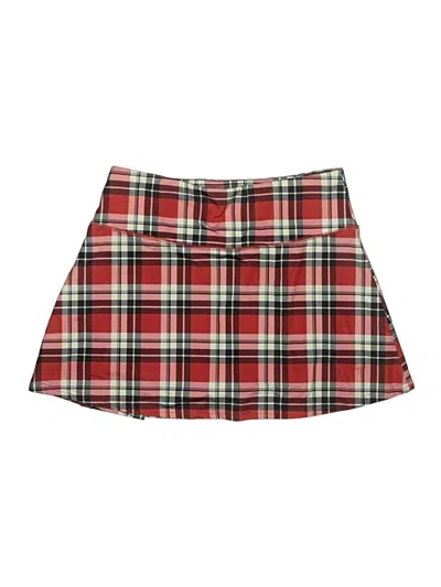 Pre-owned Assorted Brands Skort In Red