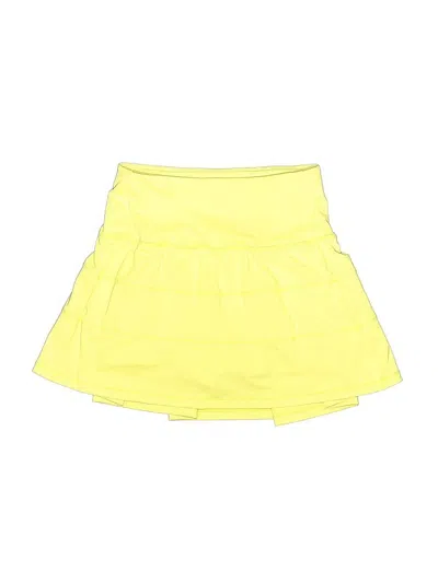 Pre-owned Assorted Brands Skort In Yellow