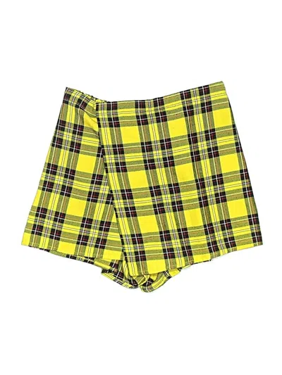 Pre-owned Assorted Brands Skort In Yellow