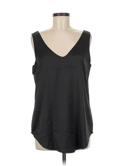 Pre-owned Assorted Brands Sleeveless Blouse In Black
