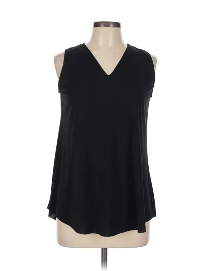 Pre-owned Assorted Brands Sleeveless Blouse In Black