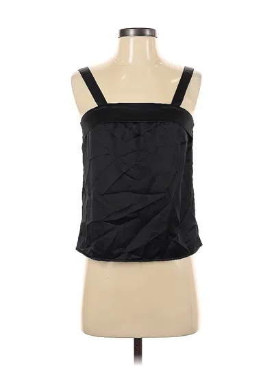 Pre-owned Assorted Brands Sleeveless Blouse In Black
