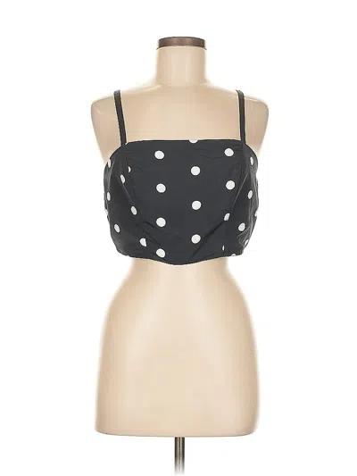 Pre-owned Assorted Brands Sleeveless Blouse In Black