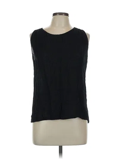 Pre-owned Assorted Brands Sleeveless Blouse In Black