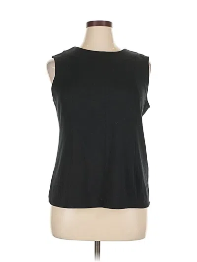 Pre-owned Assorted Brands Sleeveless Blouse In Black