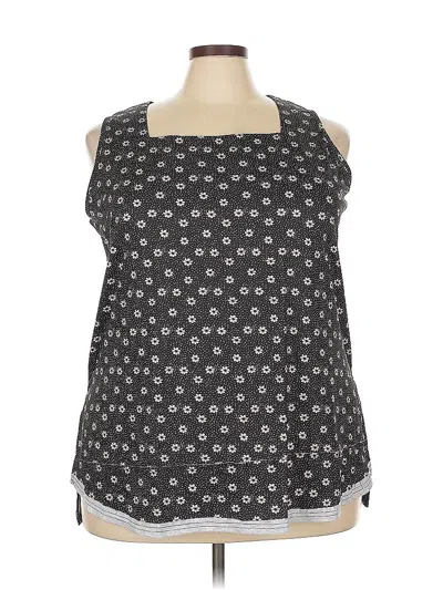 Pre-owned Assorted Brands Sleeveless Blouse In Black