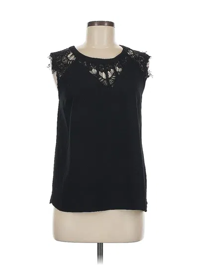 Pre-owned Assorted Brands Sleeveless Blouse In Black