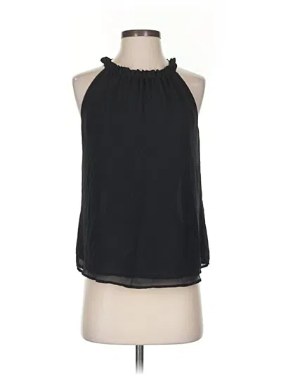 Pre-owned Assorted Brands Sleeveless Blouse In Black