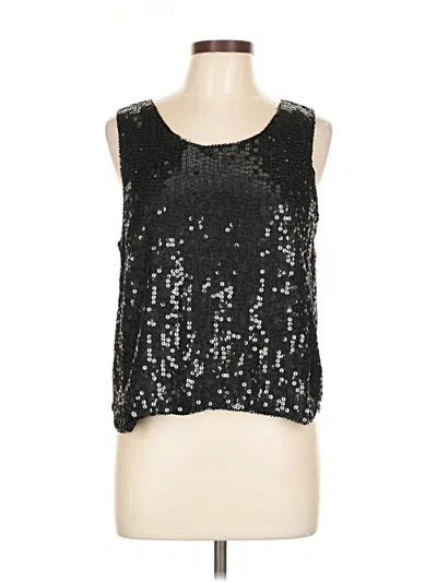 Pre-owned Assorted Brands Sleeveless Blouse In Black