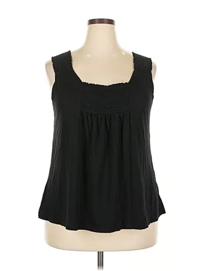 Pre-owned Assorted Brands Sleeveless Blouse In Black