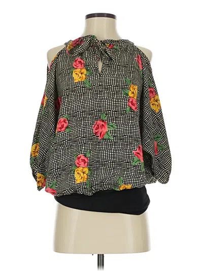 Pre-owned Assorted Brands Sleeveless Blouse In Black