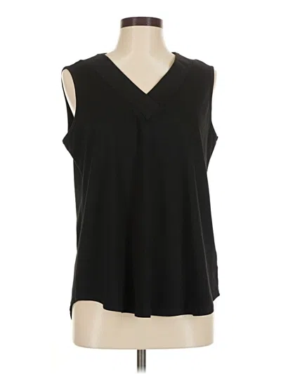 Assorted Brands Sleeveless Blouse In Black