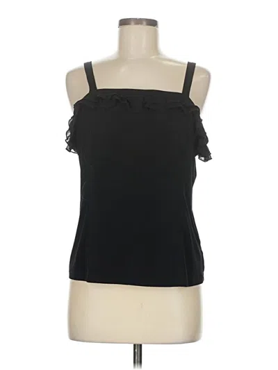 Pre-owned Assorted Brands Sleeveless Blouse In Black