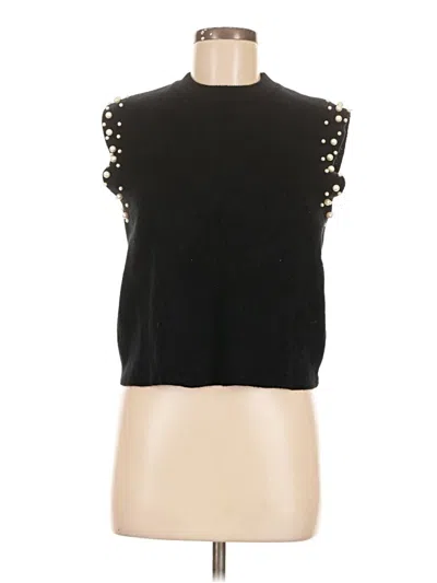 Pre-owned Assorted Brands Sleeveless Blouse In Black