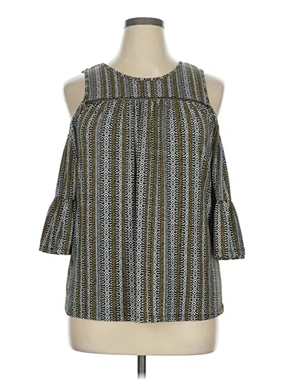 Pre-owned Assorted Brands Sleeveless Blouse In Black