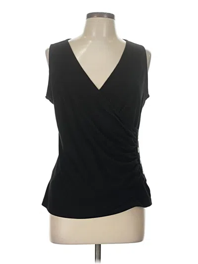 Pre-owned Assorted Brands Sleeveless Blouse In Black