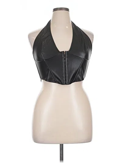 Pre-owned Assorted Brands Sleeveless Blouse In Black