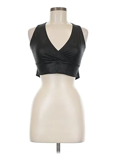 Pre-owned Assorted Brands Sleeveless Blouse In Black