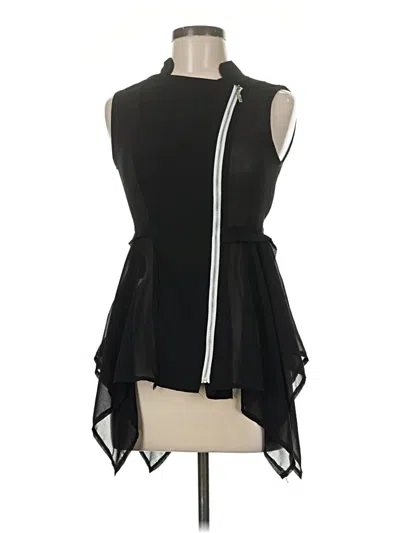 Pre-owned Assorted Brands Sleeveless Blouse In Black