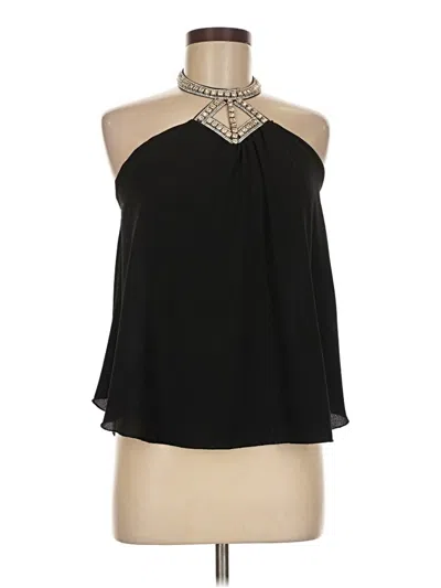 Pre-owned Assorted Brands Sleeveless Blouse In Black