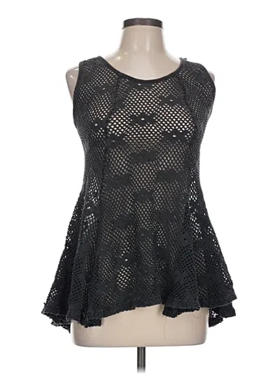 Pre-owned Assorted Brands Sleeveless Blouse In Black