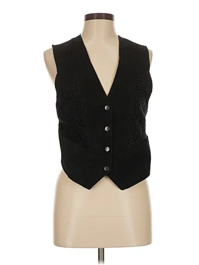 Pre-owned Assorted Brands Sleeveless Blouse In Black