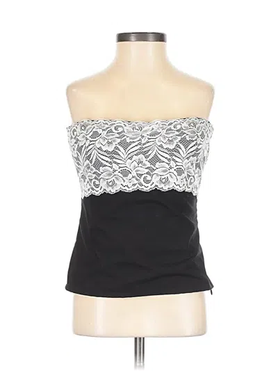 Pre-owned Assorted Brands Sleeveless Blouse In Black