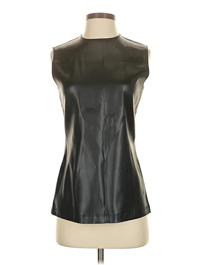 Pre-owned Assorted Brands Sleeveless Blouse In Black