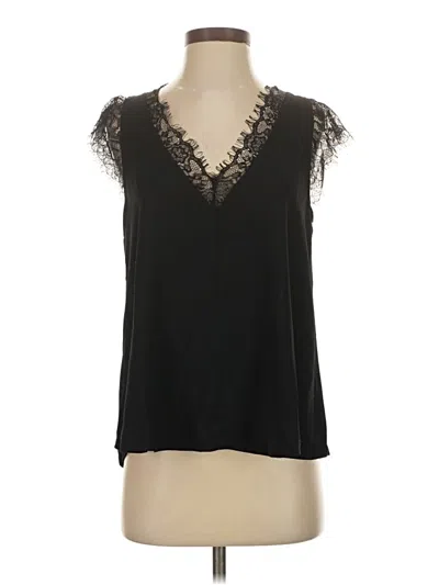 Pre-owned Assorted Brands Sleeveless Blouse In Black