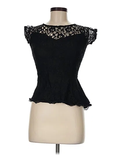 Pre-owned Assorted Brands Sleeveless Blouse In Black