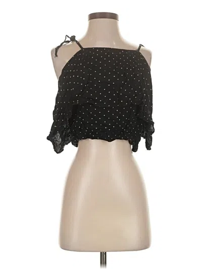 Pre-owned Assorted Brands Sleeveless Blouse In Black