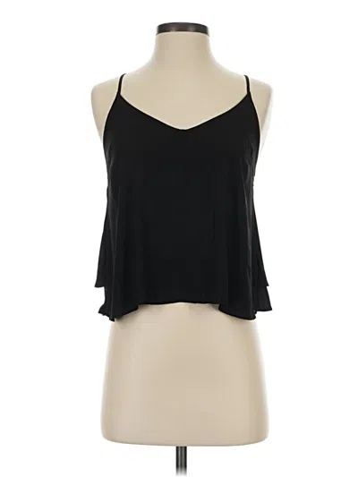 Pre-owned Assorted Brands Sleeveless Blouse In Black