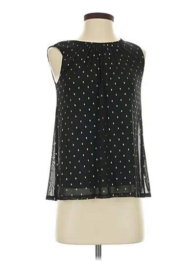 Pre-owned Assorted Brands Sleeveless Blouse In Black