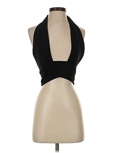 Pre-owned Assorted Brands Sleeveless Blouse In Black