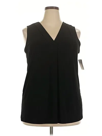 Assorted Brands Sleeveless Blouse In Black