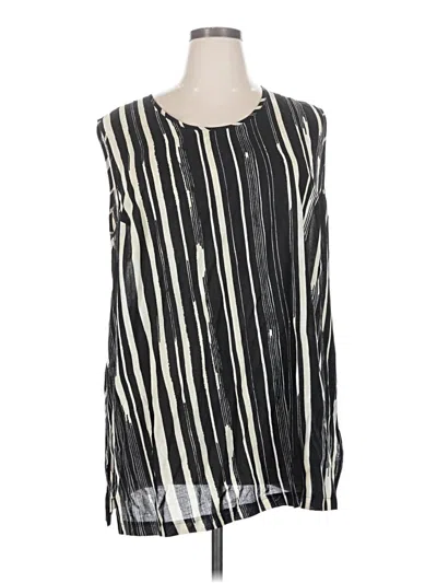 Pre-owned Assorted Brands Sleeveless Blouse In Black