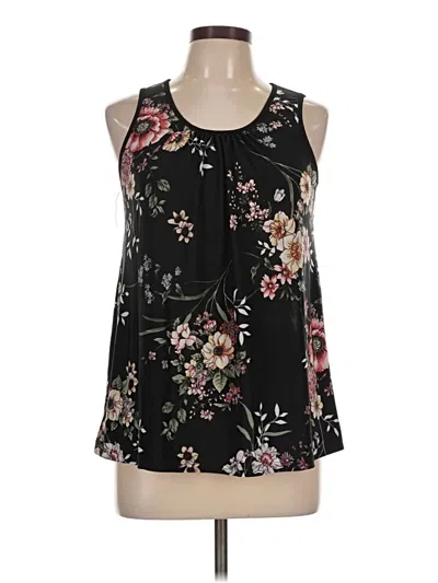 Pre-owned Assorted Brands Sleeveless Blouse In Black