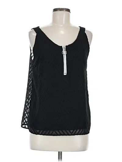 Pre-owned Assorted Brands Sleeveless Blouse In Black