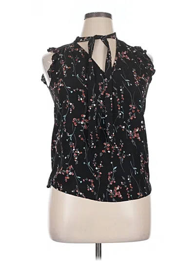 Pre-owned Assorted Brands Sleeveless Blouse In Black