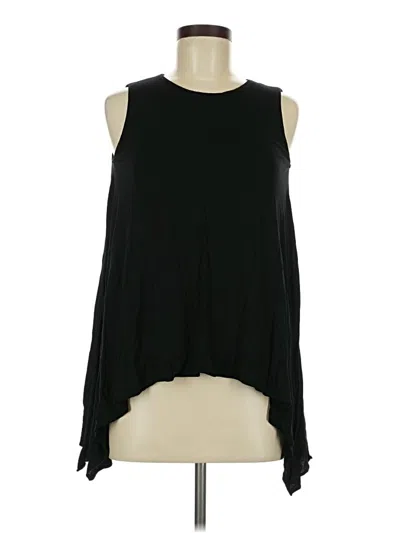 Pre-owned Assorted Brands Sleeveless Blouse In Black