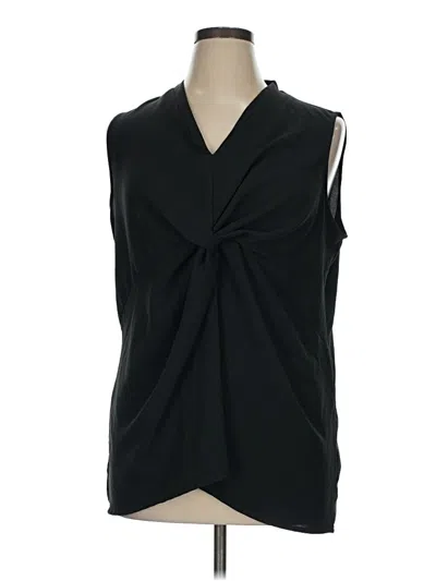 Pre-owned Assorted Brands Sleeveless Blouse In Black