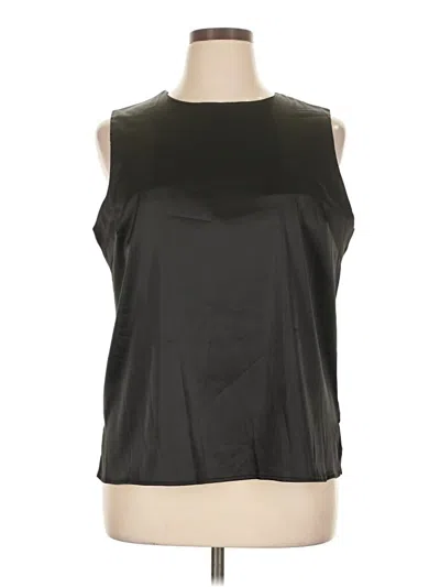 Pre-owned Assorted Brands Sleeveless Blouse In Black