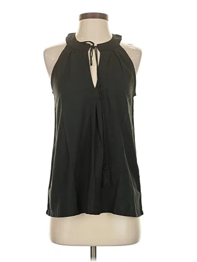Pre-owned Assorted Brands Sleeveless Blouse In Black