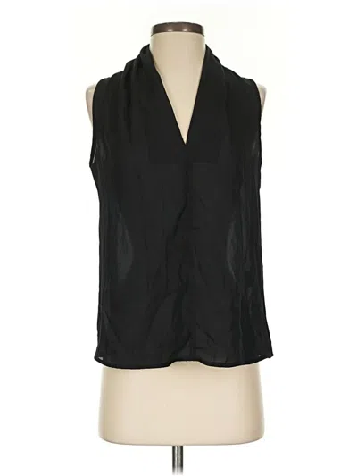 Pre-owned Assorted Brands Sleeveless Blouse In Black