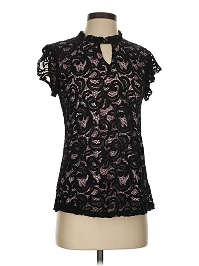 Pre-owned Assorted Brands Sleeveless Blouse In Black