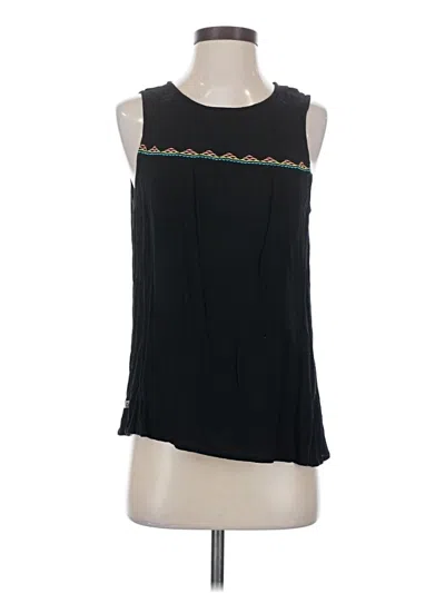 Pre-owned Assorted Brands Sleeveless Blouse In Black