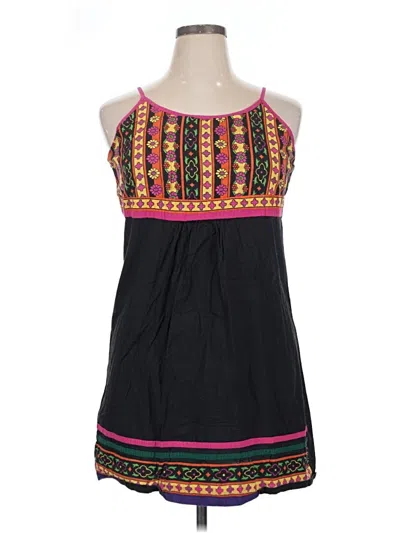 Pre-owned Assorted Brands Sleeveless Blouse In Black