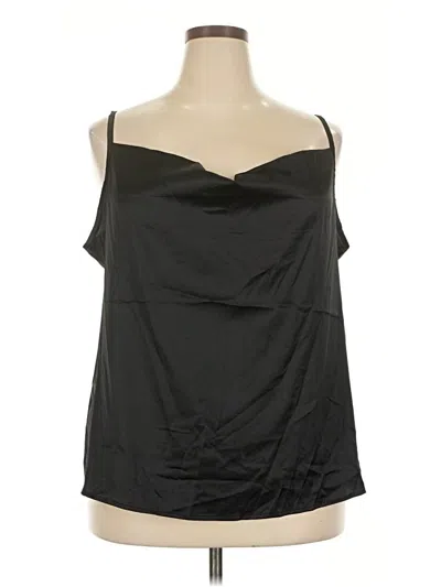 Pre-owned Assorted Brands Sleeveless Blouse In Black